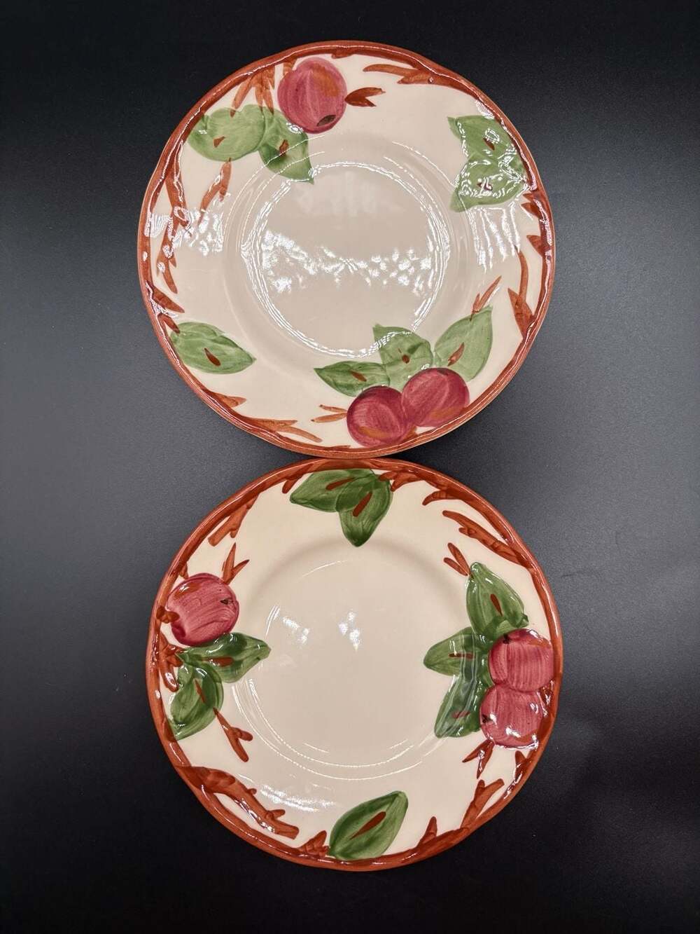 Franciscan Apple Bread and Butter Plate Set of 2 Earthenware